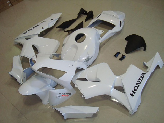 Branco Preto Decalque Carenagem CBR 600RR 03-04 Branco Preto Decalque Carenagem CBR 600RR 03-04