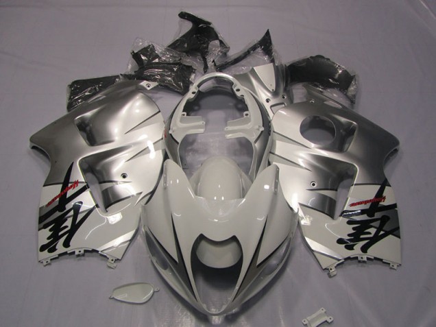 Branco Preto Decalque Carenagem GSXR 1300 Hayabusa 96-07