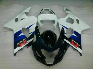 Branco Preto Injeção Kits Carenagem GSXR 600 / 750 K4 04-05