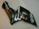Branco Preto Kit Carenagem GSXR 1000 K5 05-06 Branco Preto Kit Carenagem GSXR 1000 K5 05-06