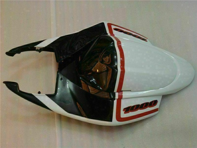 Branco Preto Kit Carenagem GSXR 1000 K5 05-06 Branco Preto Kit Carenagem GSXR 1000 K5 05-06