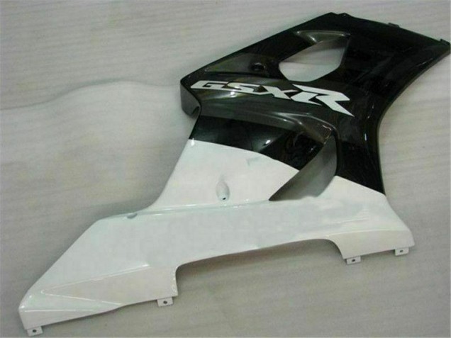 Branco Preto Kits Completo Carenagem GSXR 1000 K3 03-04 Branco Preto Kits Completo Carenagem GSXR 1000 K3 03-04