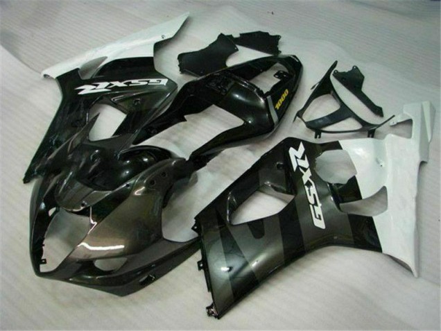 Branco Preto Kits Completo Carenagem GSXR 1000 K3 03-04 Branco Preto Kits Completo Carenagem GSXR 1000 K3 03-04