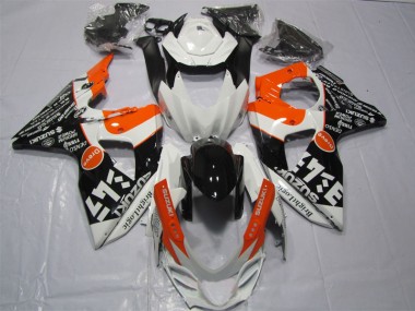 Branco Preto Laranja Bright Logic Carenagem GSXR 1000 K9 09-16