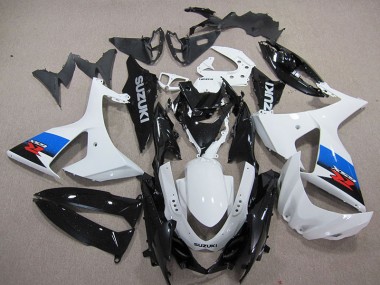 Branco Preto Plástico GSXR 1000 K9 09-16