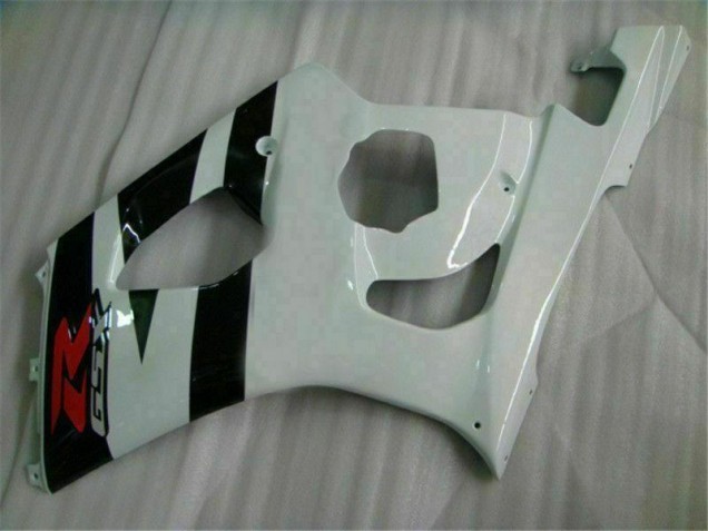 Branco Preto Plásticos GSXR 1000 K3 03-04 Branco Preto Plásticos GSXR 1000 K3 03-04