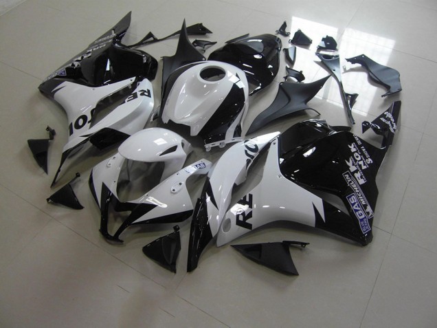 Branco Preto Repsol Carenagem CBR 600RR 09-12 Branco Preto Repsol Carenagem CBR 600RR 09-12
