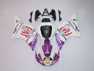 Branco Roxo Fiat 46 Carenagem R6 98-02