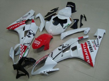 Branco Vermelho Abarth Carenagem R6 06-07