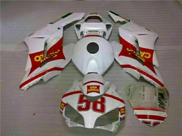 Branco Vermelho Abs Kits Completos Carenagem CBR 1000RR 04-05