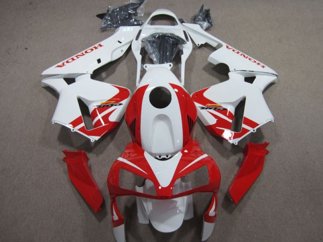 Branco Vermelho Carenagem CBR 600RR 03-04