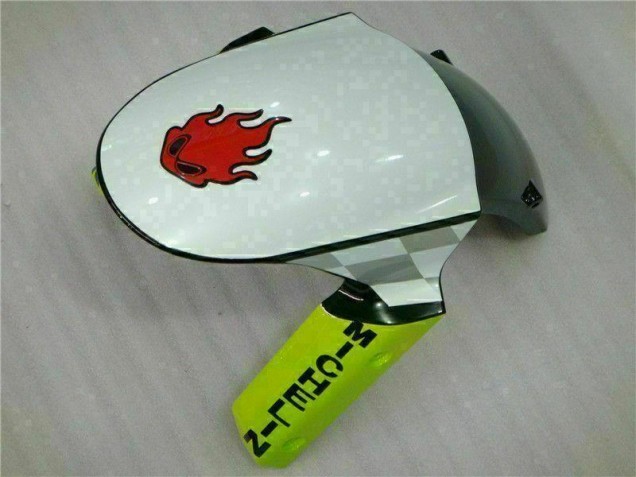 Branco Vermelho H. Energy Carenagem ZX6R 09-12 Branco Vermelho H. Energy Carenagem ZX6R 09-12