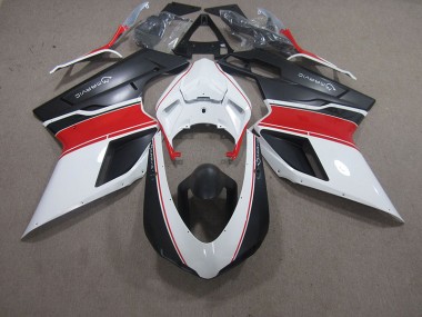 Branco Vermelho Preto Marvic Carenagem Ducati 848 07-14