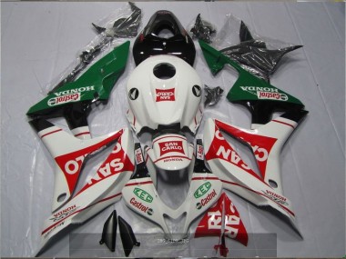 Branco Vermelho Verde San Carlo Castrol Carenagem CBR 600RR 07-08