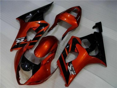 Castanho Preto Injeção Kit Carenagem GSXR 1000 K3 03-04