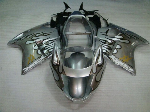 Chama Prata Cinzento Carenagem CBR 1100 XX 96-07 Chama Prata Cinzento Carenagem CBR 1100 XX 96-07