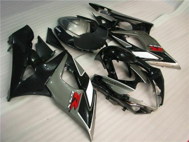 Cinzento Preto Kit Carenagem GSXR 1000 K5 05-06 Cinzento Preto Kit Carenagem GSXR 1000 K5 05-06
