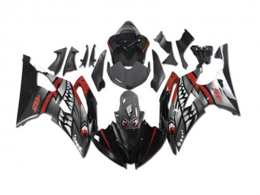 Cinzento Vermelho Tubarão Carenagem R6 08-16