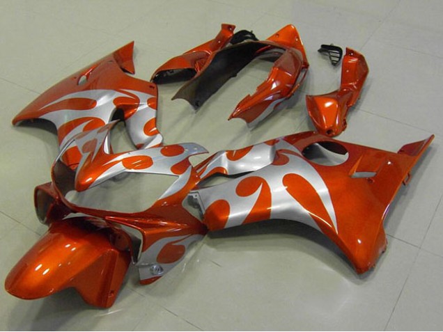Laranja Prata Carenagem CBR 600 F4i 04-07 Laranja Prata Carenagem CBR 600 F4i 04-07