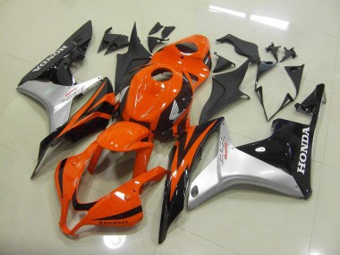 Laranja Prata Preto Injeção Kit Carenagem CBR 600RR 07-08