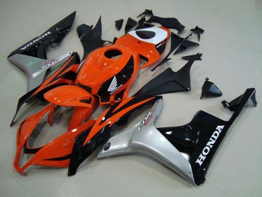 Laranja Prata Preto Injeção Kits Carenagem CBR 600RR 07-08