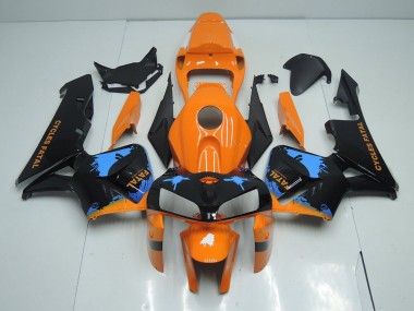 Laranja Preto Abs Kit Carenagem & Plásticos CBR 600RR 05-06