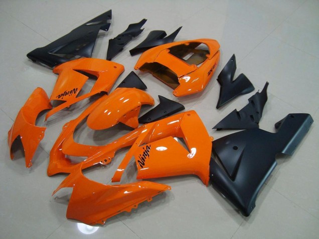 Laranja Preto Fosco Carenagem ZX10R 03-05 Laranja Preto Fosco Carenagem ZX10R 03-05