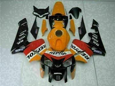 Laranja Preto Repsol Kit Carenagem CBR 600RR 05-06