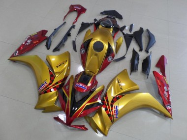 Ouro & Vermelho Escuro Carenagem CBR 1000RR 12-16