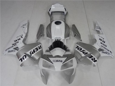 Prata Branco Preto Repsol Carenagem CBR 600RR 03-04