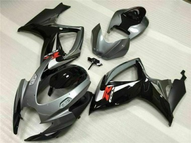 Prata Cinzento Abs Plástico GSXR 600 / 750 K6 06-07