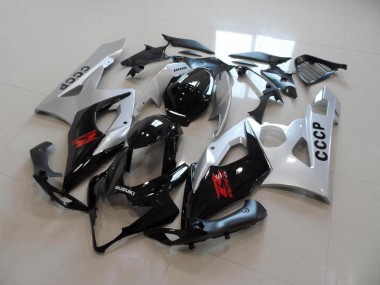 Prata Preto Carenagem GSXR 1000 K5 05-06