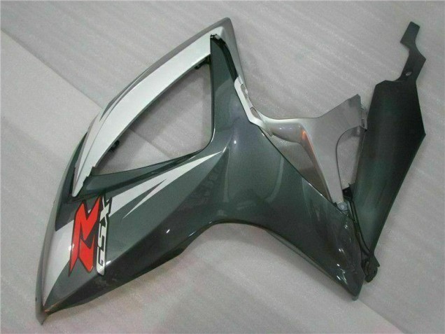 Prata Preto Carenagem GSXR 600 / 750 K6 06-07 Prata Preto Carenagem GSXR 600 / 750 K6 06-07