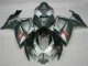 Prata Preto Carenagem GSXR 600 / 750 K6 06-07 Prata Preto Carenagem GSXR 600 / 750 K6 06-07