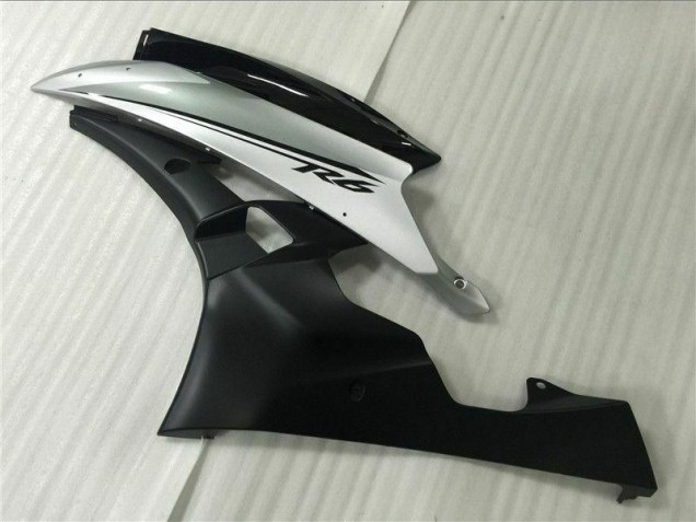 Prata Preto Injeção Kit Carenagem R6 06-07 Prata Preto Injeção Kit Carenagem R6 06-07