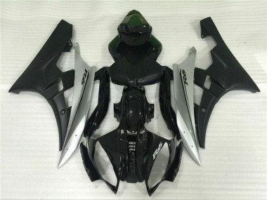 Prata Preto Injeção Kit Carenagem R6 06-07