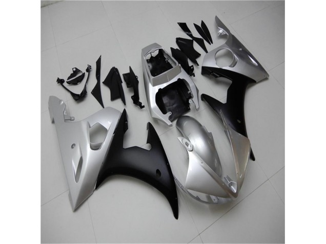 Prata Preto Kits Carenagem R6 03-05 Prata Preto Kits Carenagem R6 03-05