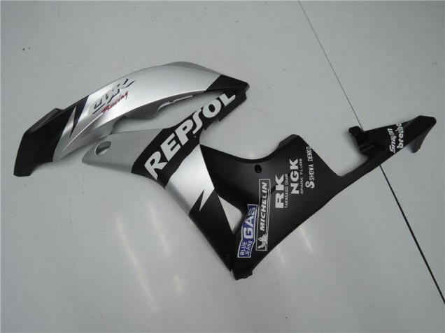Prata Repsol Preto Carenagem CBR 600RR 07-08 Prata Repsol Preto Carenagem CBR 600RR 07-08