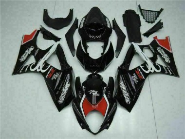 Preto Abs Kit Completos Carenagem GSXR 1000 K7 07-08