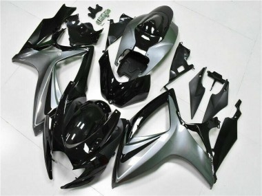 Preto Abs Kit Completos Carenagem GSXR 600 / 750 K6 06-07