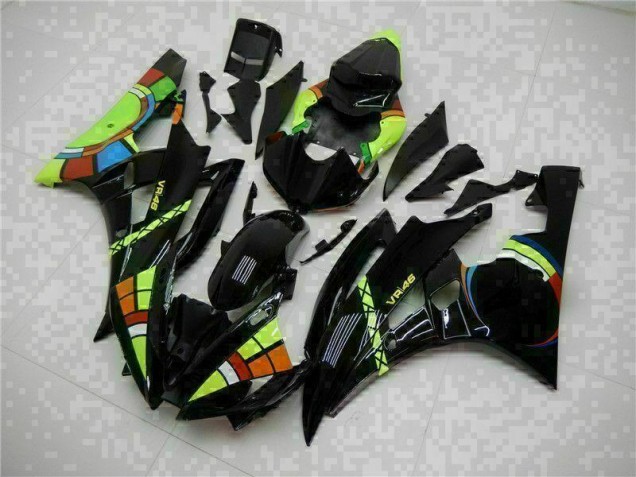 Preto Abs Plástico R6 06-07 Preto Abs Plástico R6 06-07