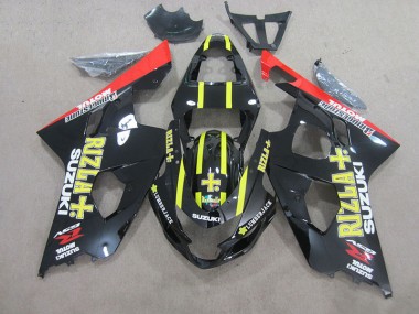 Preto Amarelo Rizla Carenagem GSXR 750 K4 04-05
