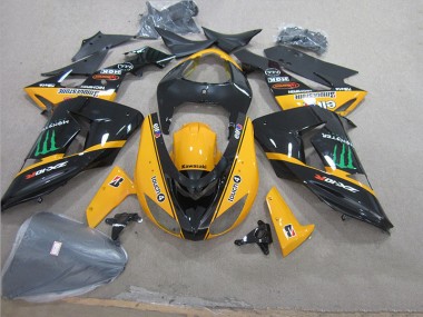 Preto Amarelo Touch4 Monster Carenagem ZX10R 06-07