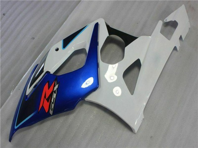 Preto Azul Branco Carenagem GSXR 1000 K5 05-06 Preto Azul Branco Carenagem GSXR 1000 K5 05-06