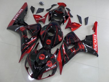 Preto Bacardi Carenagem CBR 1000RR 06-07