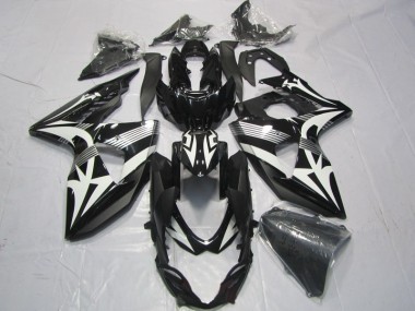 Preto Branco Abs Kits Carenagem GSXR 1000 K9 09-16