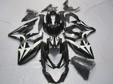 Preto Branco Abs Kits Completos Carenagem GSXR 1000 K9 09-16