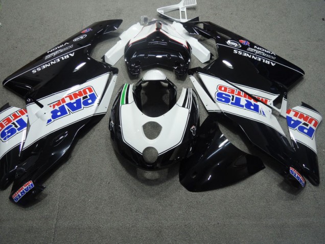 Preto Branco Carenagem Ducati 749 03-04