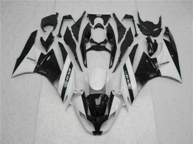 Preto Branco Carenagem ZX6R 09-12