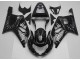 Preto Branco Chama Carenagem GSXR 600 / 750 K1 K2 K3 01-03 Preto Branco Chama Carenagem GSXR 600 / 750 K1 K2 K3 01-03